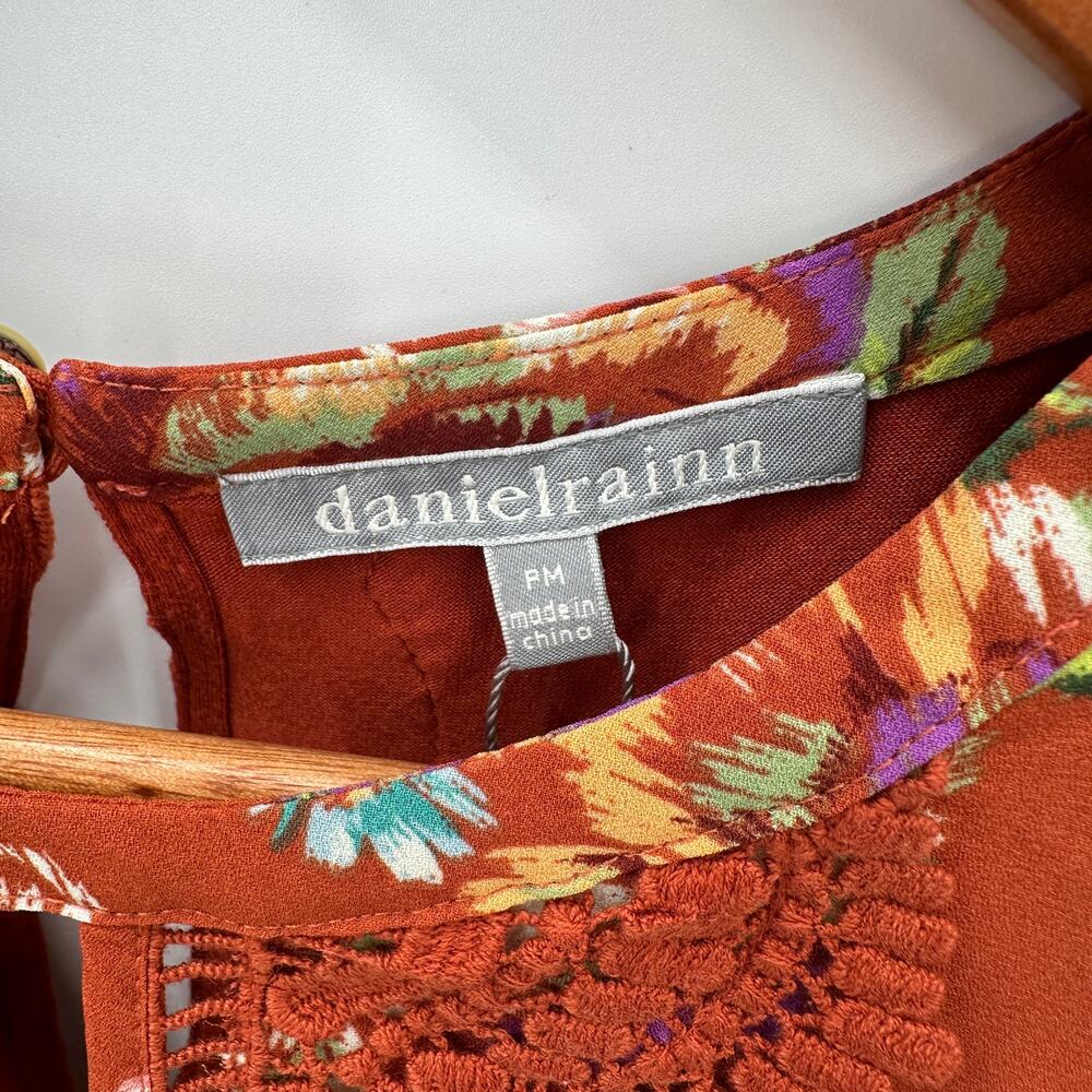 DANIEL RAINN NWT Stitch Fix Burnt Orange Quin Sleeveless Top // Medium Petite - Picture 4 of 10